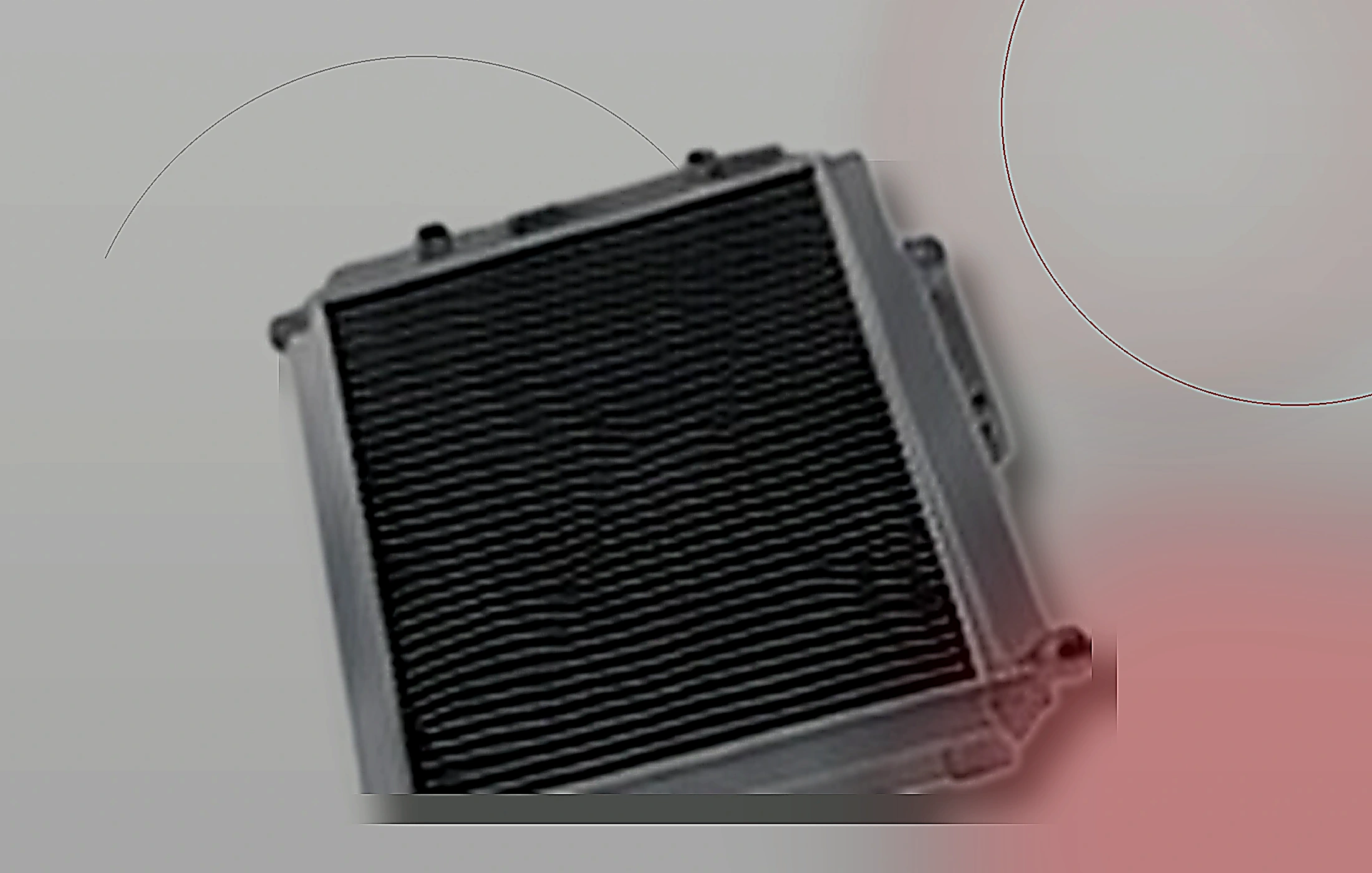 Track-ready cooling system detail
